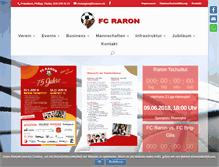 Tablet Screenshot of fcraron.ch